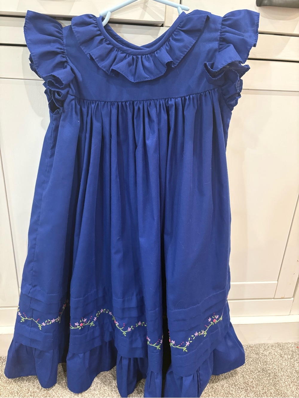 The Proper Peony Willow Dress, 5, hand embroidered,